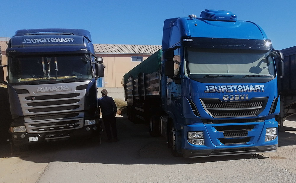 Transportes a granel en Teruel